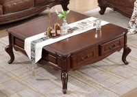 Meubles de salon de style classique américain, canapé artisanal, meubles de salon en cuir, armoires de salon GSD07-GSD11