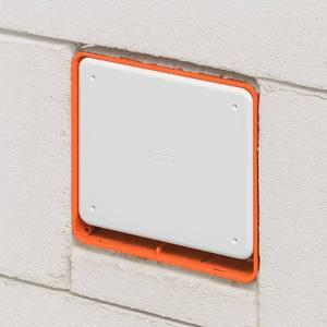 Gewiss serie 48 coperchio bianco incasso Tech cassette polimero dimensioni 196x152x75mm apparecchiature di distribuzione di potenza - Product Image 4