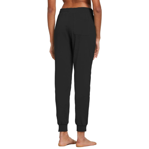 Pantalons de jogging pour femmes, doux et respirants, personnalisés, avec cordon de serrage, motif uni, avec poches - Product Image 2