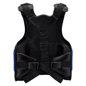 Protège-poitrine en cuir durable pour l'entraînement aux arts martiaux, protection corporelle avec absorption des chocs, confort et mobilité - Product Image 2