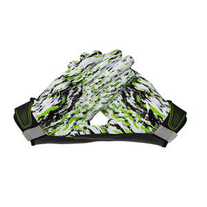 Gants de football américain personnalisés de haute qualité, tissu personnalisé, couleurs personnalisées, logo, gants de sport pour hommes - Product Image 2