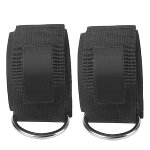Sangles de cheville de fitness haut de gamme pour machines à câbles, conception durable à double anneau en D avec rembourrage en néoprène ajustable et confortable - Product Image 6