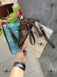 กระเป๋าคลัตช์แท้หนังวัว,กระเป๋าเงินหนังวัวแท้กระเป๋าสตางค์หนังขนาดเล็กทันสมัยกระเป๋าปะแบบตะวันตก - Product Image 2