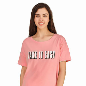 Ensemble t-shirt et short deux pièces pour femmes de haute qualité et à séchage rapide en polyester et coton ensemble de shorts pour femmes personnalisés - Product Image 1