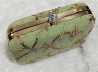 Pochette en métal vintage faite à la main pour femmes, style indien tendance, soirée, robe assortie, cadeau de retour, sac à main