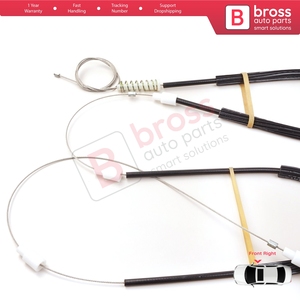 Juego de Reparación de Elevalunas Eléctrico BWR5349, Delantero Derecho, para 911 996 1997-2005, Boxster 986 1996-2004, 99654201605 - Product Image 5