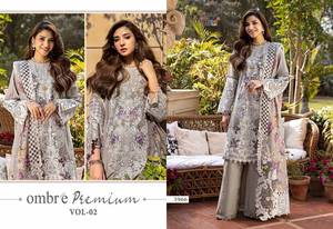Premium <strong>Cotton</strong> Self Embroidery Salwar Kameez Collection Indian &amp; <strong>Pakistani</strong> Party <strong>Wear</strong> at Wholesale Rate - Product Image 5