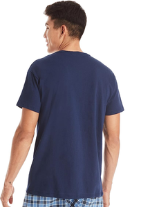 เสื้อยืดแขนสั้นมีกระเป๋าสำหรับผู้ชายและผู้หญิงเสื้อยืดแขนสั้นใส่สบายออกแบบได้ตามต้องการฤดูร้อน - Product Image 3