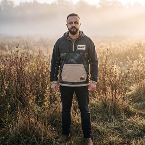 Chaqueta de Camuflaje para Caza, para Hombre, con Capucha, Cierre de Cremallera, Estilo Anorak, de Poliéster con Aspecto de Piel de Durazno, con Parche Bordado - Product Image 3