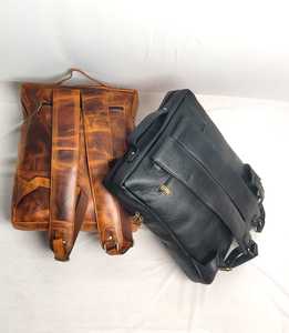 Wholesale High Quality Genuine Cowhide Leather Business Large Capacity Easy Carry School Computer <b>Laptop</b> Backpacks Bags for Men - Product Image 4