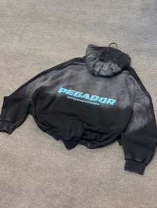 Premium Quality Streetwear Screen Print Zip Up Hoodie For Men's 100%Cotton 500GSM Flees Top Selling Products - Product Image 6