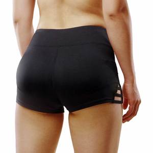 Short de compression taille haute pour femme Jogger Style Respirant Eco-Friendly Fitness Gymwear Noir - Product Image 2