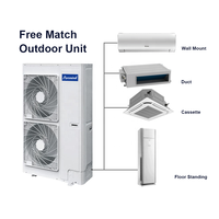 Climatiseur central VRF/VRV à onduleur DC 220V/380V, système multi-split, unités extérieures à ventilo-convecteur, R410A, écologique, faible bruit