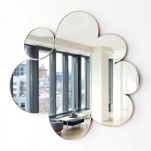 Miroir mural moderne en mosaïque de nuages Décor réfléchissant élégant pour la maison, parfait pour améliorer l'ambiance du salon, de la chambre ou du bureau - Product Image 6