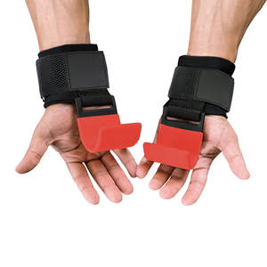 Crochets de levage de puissance de crochet d'haltérophilie de forme physique de conception sur mesure nouveaux crochets d'haltérophilie de qualité supérieure de sports-sangles - Product Image 2