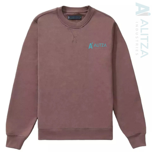 Sweat-Shirt personnalisé Streetwear hommes femmes imprimé numérique unisexe uni de haute qualité surdimensionné en coton biologique - Product Image 4