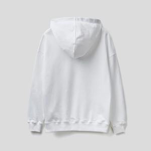 Sweat à capuche surdimensionné à épaules tombantes Pull Streetwear plus rapide Broderie de logo personnalisé pour automne hiver Sweat à capuche pour femme à vendre - Product Image 6