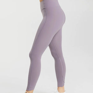 Leggings de yoga pour femmes respirants, design personnalisé, été, taille haute, style vintage, sans couture, coton, fibre de bambou, gym, couleurs personnalisées, logo - Product Image 2