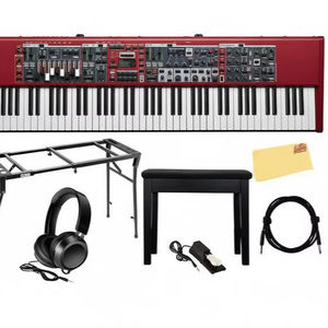 Pianoforte Digitale a 88 Tasti Stage 4 con Supporto Regolabile, Sgabello, Pedale di Sustain, Cuffie, Cavo per Strumenti, Custodia, Adatto ai Principianti - Product Image 1