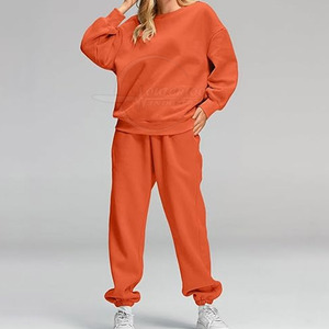 Survêtements respirants de haute qualité pour femmes, motif solide entièrement personnalisable pour la vente en ligne d'hiver - Product Image 2