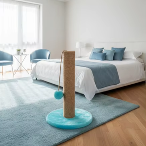 ต้นไม้แมวคุณภาพสูง Amistar Blue Joy Classic Jute พร้อมบรรจุภัณฑ์กล่องกระดาษแข็ง สำหรับแมวทุกสายพันธุ์และทุกขนาด - Product Image 1