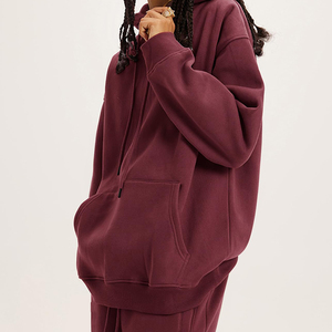 Ropa deportiva con logotipo personalizado para mujer, pantalones de chándal informales de lana, sudaderas transpirables para correr, conjunto deportivo de dos piezas, traje, sudadera - Product Image 2