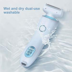 Mini rasoir électrique étanche IPX7 pour femme avec grille flottante 3D et 3 lames, rasoir électrique pour le visage, les jambes et les zones intimes - Product Image 4