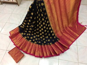 FABZONE PURE SOFT KANCHIVRAM PETHANI SILK <b>SAREE</b> for PARTY WEAR - Product Image 3