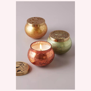 Portavelas de alambre de metal marroquí, obra maestra decorativa hecha a mano para un espacio de vida bohemio, elegante y acogedor - Product Image 6