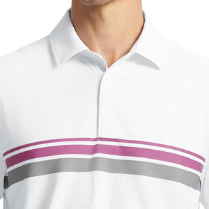 Polos de ajuste personalizado para hombre con diseño OEM, logotipo de mezcla de algodón de manga corta, marca y soporte de fabricación - Product Image 3