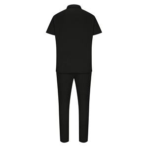 ชุดวอร์มผ้าฝ้าย2ชิ้นปักโลโก้ได้ตามต้องการชุดวิ่งชุดวอร์มกางเกงและมีฮู้ดสำหรับผู้ชายขายส่ง - Product Image 2