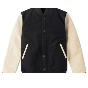 Ropa al por mayor, chaqueta de béisbol original, prendas de vestir exteriores para hombre, parches informales con letras, logotipo del equipo escolar, chaquetas universitarias de bombardero personalizadas - Product Image 3