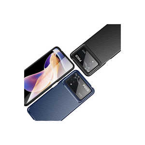 Coque en silicone noir Netzy SAFA pour Poco X4 Pro 5G, bleu marine, coque arrière souple compatible avec Mi11 Redmi 10C Poco F4 GT Poco M4 Pro - Product Image 5