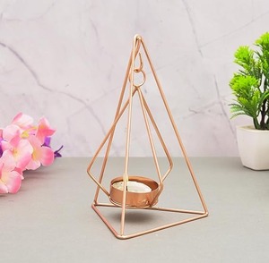 Available High Quality Round Available Glass Candle <b>Jar</b> for Home & Hotel Decoration New Design Best Price Metal Candle Lantern - Product Image 3