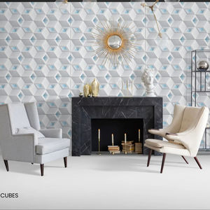 Elegantes azulejos de porcelana de 600x1200 mm con superficie pulida, ideales para pisos de alta gama e interiores modernos y elegantes. - Product Image 1