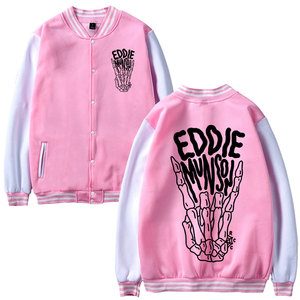 Chaqueta informal holgada con capucha para hombre, chaqueta con estampado de letras, primavera 2022 - Product Image 5