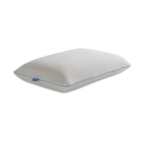 Oreiller Simple Jumbo Classique 60x40x15cm Nouveau Style Blanc Personnalisable Rectangulaire Rembourrage Mousse à Mémoire de Forme Housse Visco pour le Cou