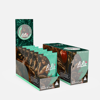 Présentoir de comptoir portable personnalisé en carton ondulé, étanche, en matériaux recyclés, avec logo métallique mat, détachable