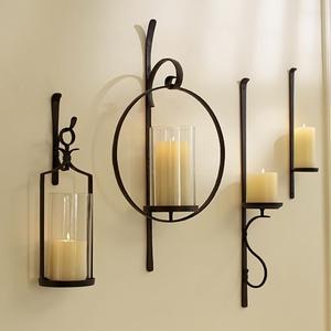 Candelabros de Metal de pie de estilo nórdico de granja rústica, farol de vela de diseño personalizado para decoración de boda - Product Image 3