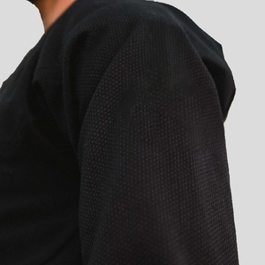 ชุดยูโดผู้ชายผ้าฝ้าย 100% น้ำหนัก 380 กรัม แห้งเร็ว ไร้ตะเข็บ พิมพ์ลายดิจิตอล โลโก้ด้านหน้าและด้านหลัง บริการ OEM - Product Image 6