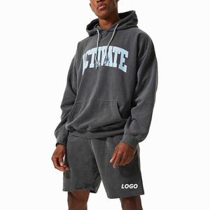 Fabricantes directos de fábrica Acid Wash Essential Hoodie Alta calidad 100% Sudaderas con capucha de algodón Hombres - Product Image 4