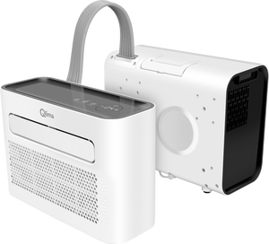 Aire Acondicionado Mini Split Midea Qlima 100715 Blanco |   Aire Acondicionado Portátil Split |   Unidad de Frecuencia Fija Ahorradora de Energía |   Oficina en Casa - Product Image 1