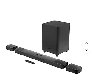 ระบบซาวด์บาร์ 9.1 แชนแนล รุ่นใหม่ล่าสุด พร้อมลำโพงเซอร์ราวด์ และซาวด์บาร์สีดำระดับพรีเมียม - Product Image 1