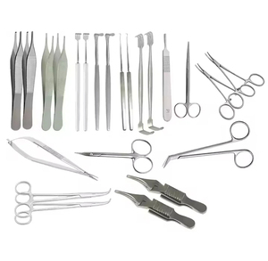 Kit de 30 instruments chirurgicaux pour fistule AV, manuels, en acier inoxydable, outils chirurgicaux vasculaires, certifiés CE, pour pont osseux - Product Image 4