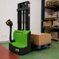 Gerbeur électrique 1500 kg, type marcheur, certifié CE, à bas prix, pour la manutention des matériaux