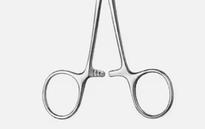 Pince à serviette médicale Backhaus avec boule et douille 11.5cm-Pince chirurgicale - Product Image 4