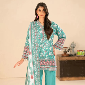 Robes décontractées pour femmes, écologiques, lavables, de qualité supérieure, mi-longues, à manches longues, coupe trapèze, motif uni, style indien pakistanais - Product Image 1