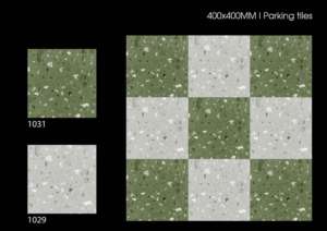 Carreaux de porcelaine mats pour extérieur 400x400 mm 40x40 cm 16x16 pouces, revêtement de sol résistant pour les zones de stationnement, allées et jardins - Product Image 6