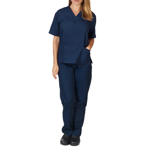 Uniforme Top Pantalones para Unisex Moda Manga Corta Enfermera Hospital Uniforme - Product Image 5
