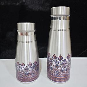 Unique Design Stylish Handmade Copper Water <b>Bottle</b> High Quality Copper Water <b>Bottle</b> for Home and <b>Traveling</b> use - Product Image 2